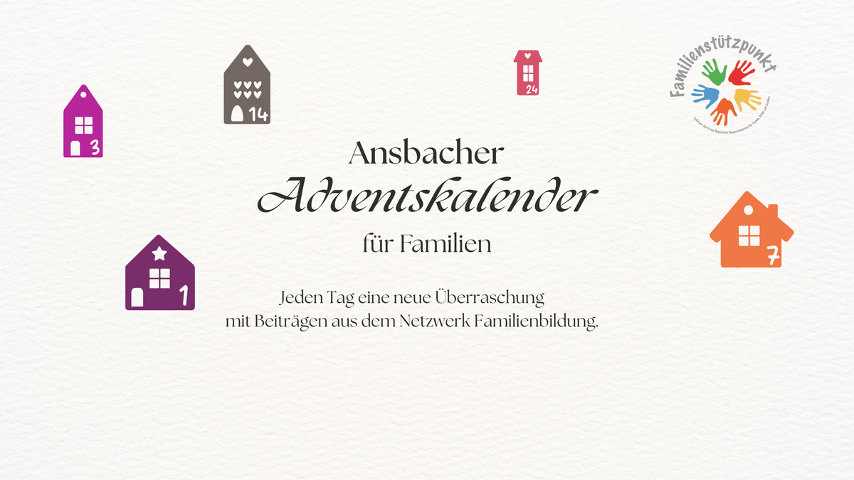 Banner Ansbacher Adventskalender für Familien 2025 (Präsentation)