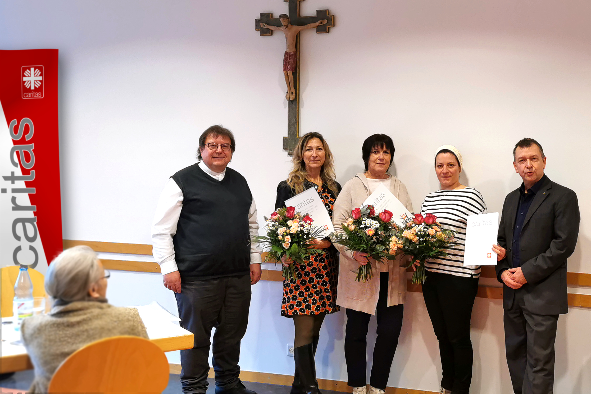 Der Caritasverband dankt drei Mitarbeiterinnen