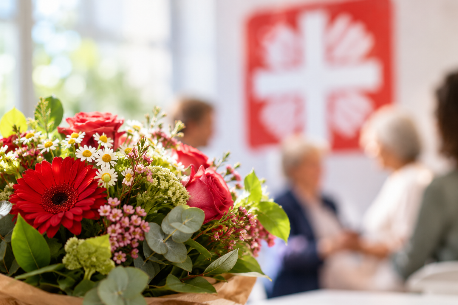 KCV AN MitglVersamml 2026 Blumenstrauß