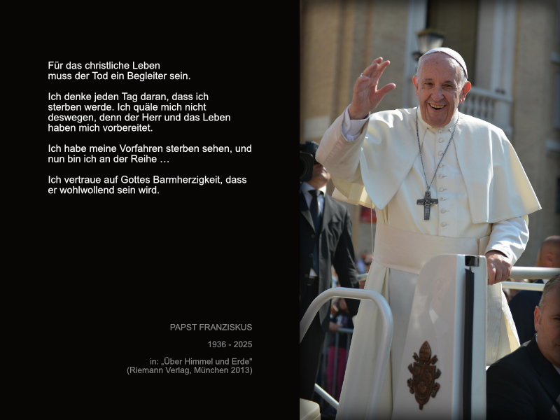Kondolenz zum Tode von Papst Franziskus