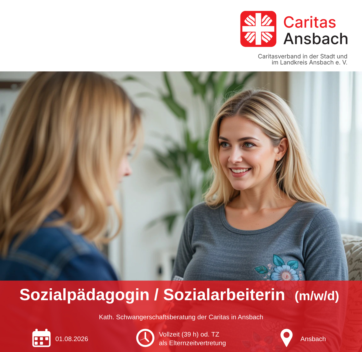 Job gesucht? Schwangerschaftsberatung gefunden!