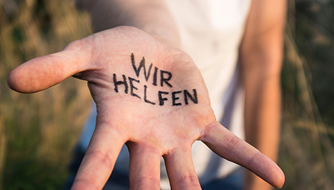 Die Hilfe für Menschen in Not steht im Zentrum der Caritasarbeit.