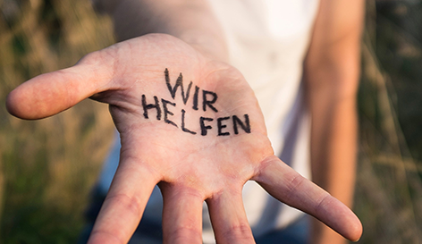 Die Hilfe für Menschen in Not steht im Zentrum der Caritasarbeit.