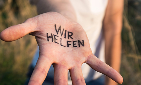 Die Hilfe für Menschen in Not steht im Zentrum der Caritasarbeit.