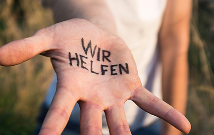 Die Hilfe für Menschen in Not steht im Zentrum der Caritasarbeit.